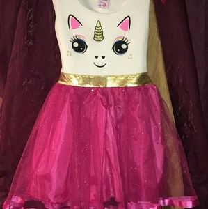 Handmade toddler girl Unicorn Dress